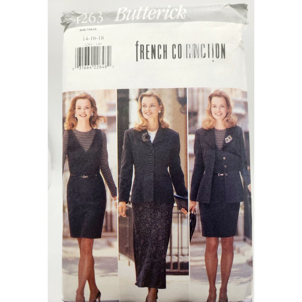 Misses Petite Jacket, Jumper, Top n Skirt Sizes 14-16-18 New Sewing Pattern